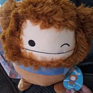Cute Plush Toy with Brown Hair